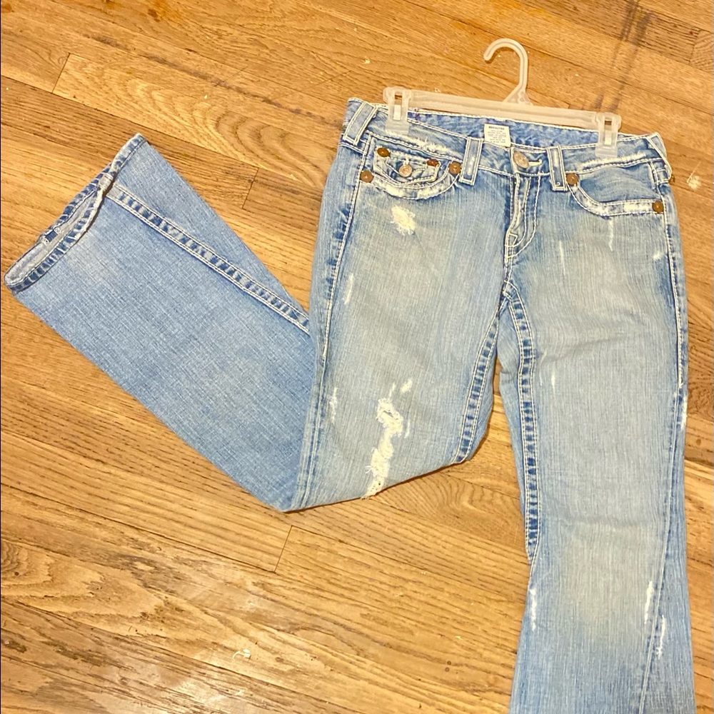 True Religion /Size 28 / used 2 times / low waist /flare jean/ boot cut.